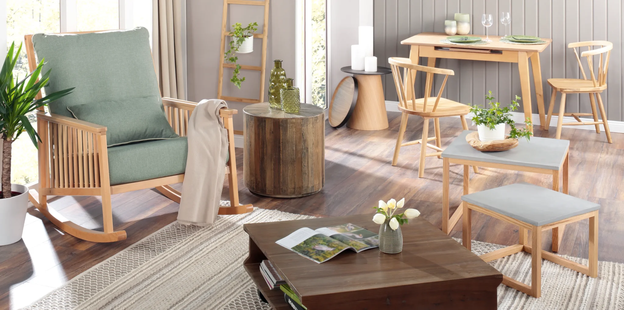 Interiorfotografie zu Holzmöbel